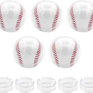 Estuche de exhibición de béisbol, 10 unidades, soporte de béisbol de acrílico, transparente, caja de almacenamiento de recuerdos para autógrafos, Estuche de exhibición de béisbol, 10 unidades, soporte de béisbol de acrílico, transparente, caja de almacenamiento de recuerdos para autógrafos,