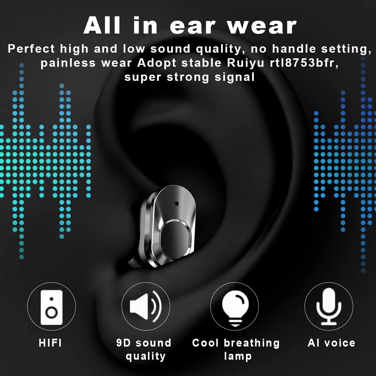 Auriculares izquierdo y derecho para DESONG T92