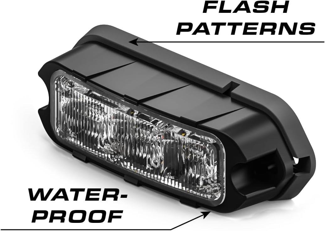 Feniex Quad Q3 LED Montaje en superficie RojoAzulBlancoÁmbar