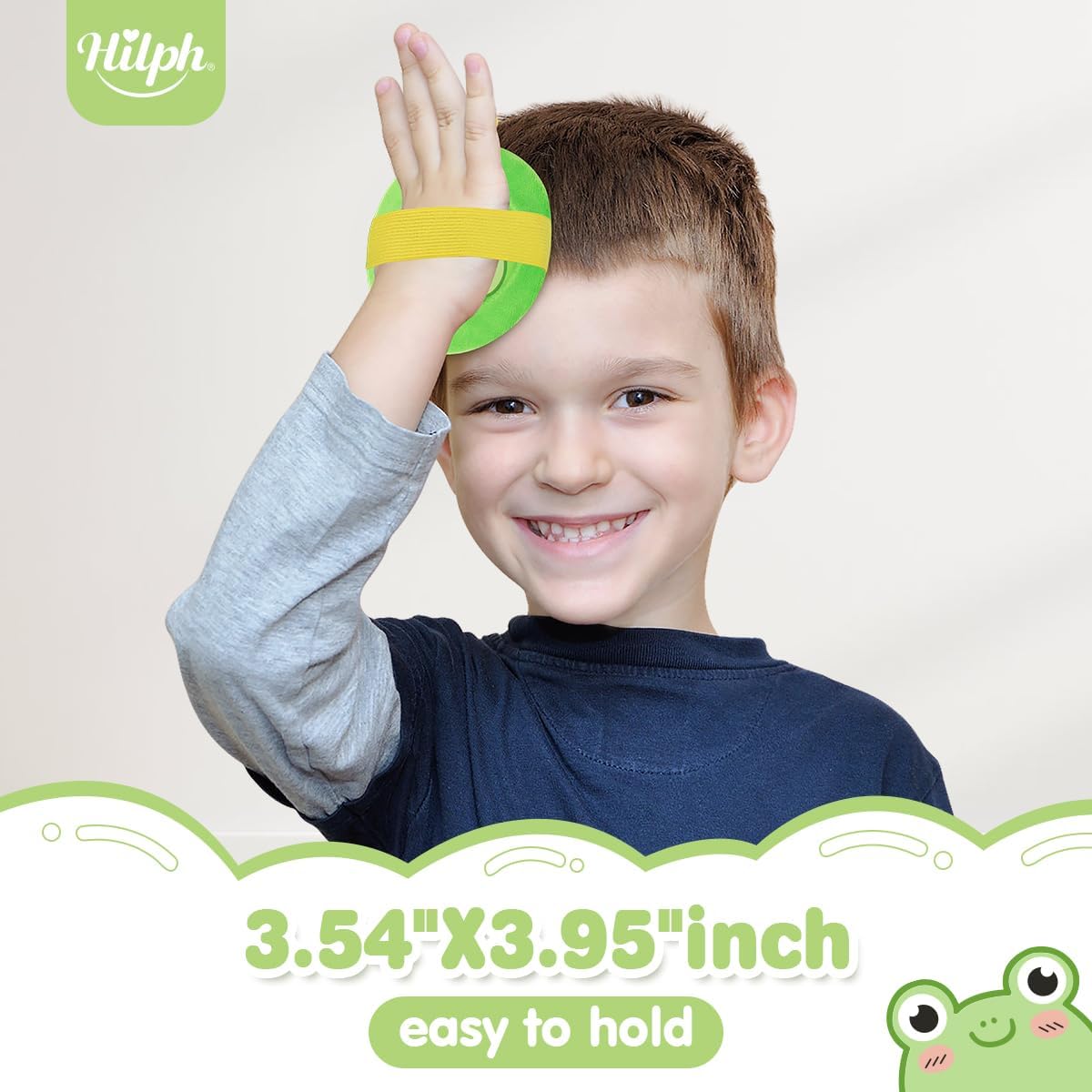 Hilph Paquetes de hielo para niños Boo Boos, Reuable paquetes de agua fría para niños con correas de mano y mangas suaves para aliviar el dolor,