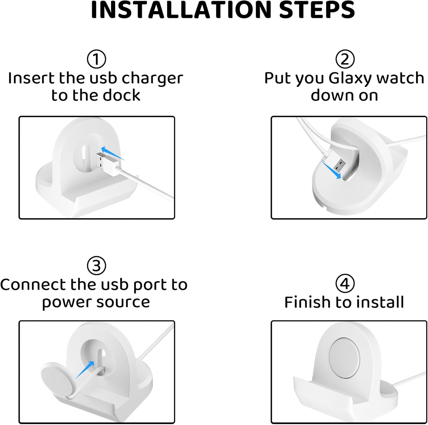Base para Google Pixel Watch (blanco)