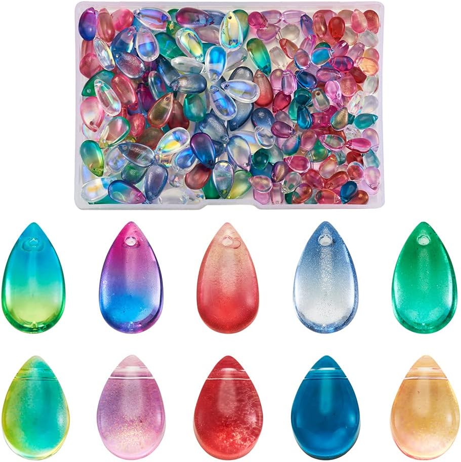 Colgantes de cristal de lágrima