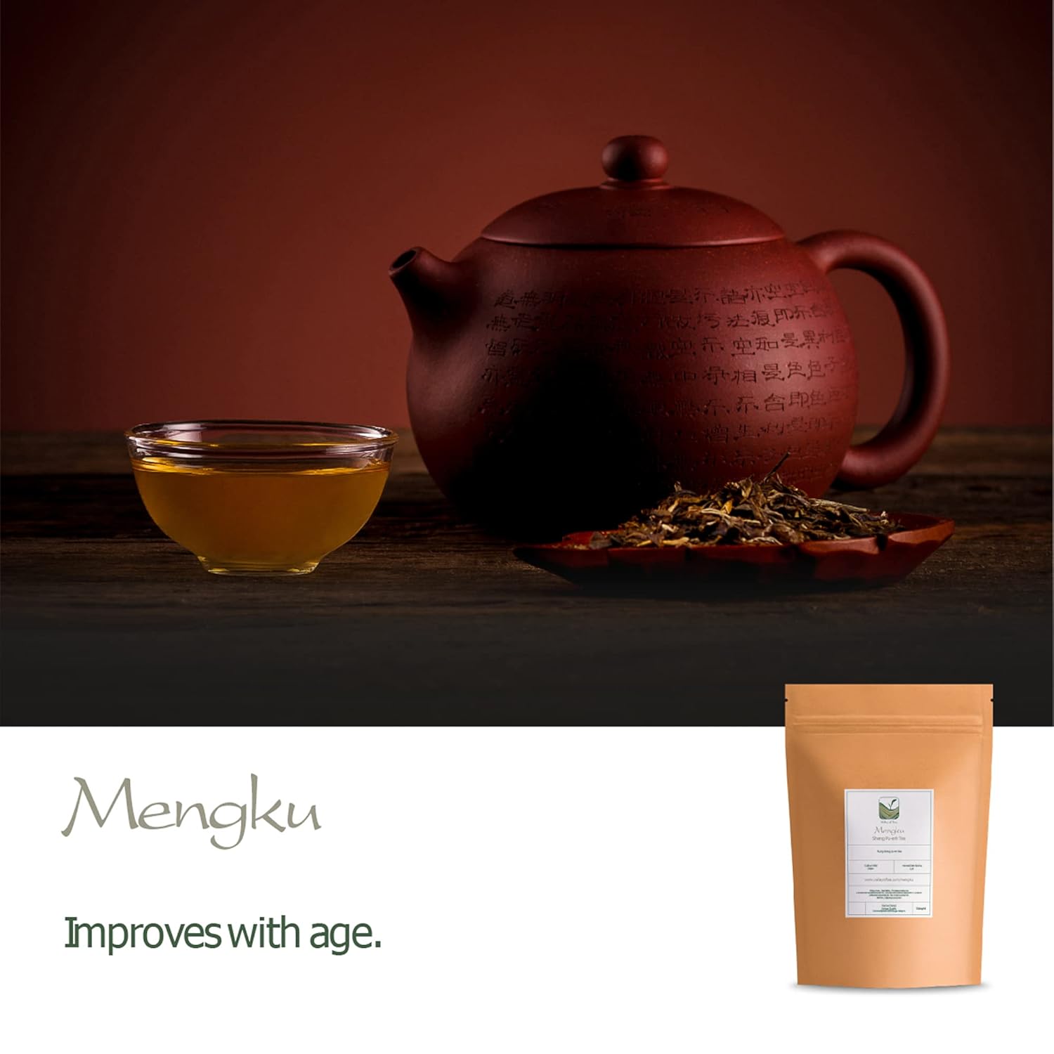 Sheng Pu er Té Yunnan – Mengku Young Pu-erh Té – Pu erh crudo Té Yunnan China – Pu Er chino o té rojo Pu-erh – Puh Er – Puer té desnudo – Pu-Erh Té