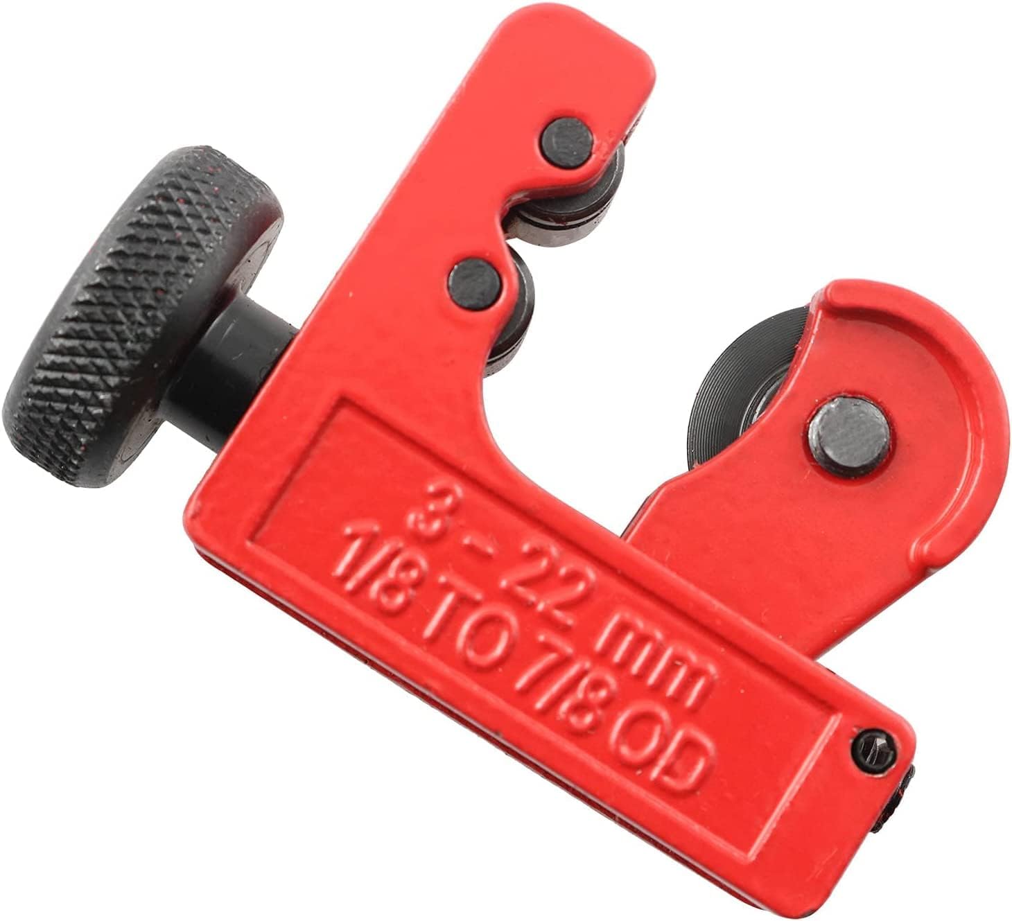 YXQ Mini cortador de flechas de 0.118-0.866 in (18″ – 78″) cortador de tubos ajustable para tubos de cobretubos de acero inoxidable, rojo
