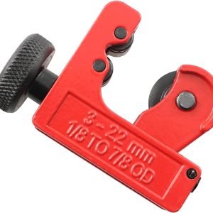 YXQ Mini cortador de flechas de 0.118-0.866 in (18″ – 78″) cortador de tubos ajustable para tubos de cobretubos de acero inoxidable, rojo YXQ Mini cortador de flechas de 0.118-0.866 in (18″ – 78″) cortador de tubos ajustable para tubos de cobretubos de acero inoxidable, rojo