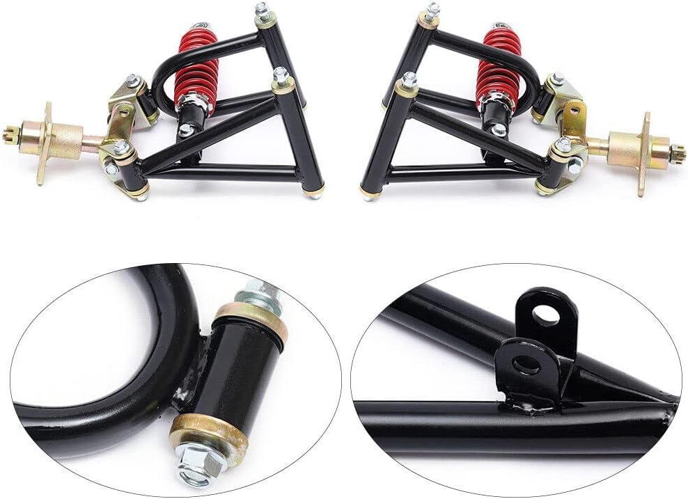 Kit de montaje de brazo de suspensión delantera superior e inferior para bricolaje ATV Quad Bike Buggy Go Kart piezas