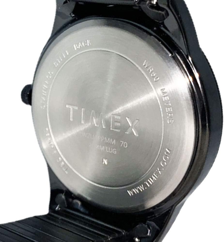 Acclaim Reloj de cuarzo de 1.654 in con correa de acero inoxidable para hombre