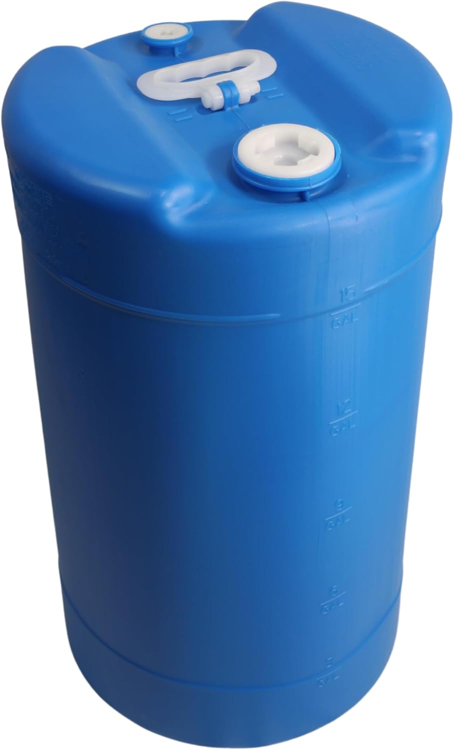 Tanque de almacenamiento de agua de 15 galones, 1 tanque, almacenamiento de agua para emergencias, duradero, reutilizable, portátil, sin BPA,