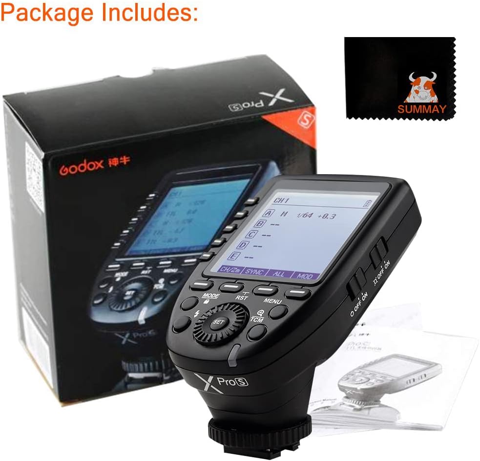 GODOX Xpro-S TTL 2.4G Wireless X System Disparador de flash remoto para Sony a77II a77 a99 ILCE-6000L a9 A7R A7RIII a350 DSC-RX10 para Godox TT685S