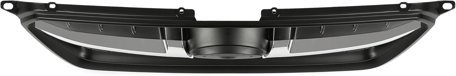 HECASA Parrilla delantera compatible con Subaru Impreza 20112 2013 2014 91122FJ000 SU1200158 Conjunto de parrilla de parachoques negro+plateado