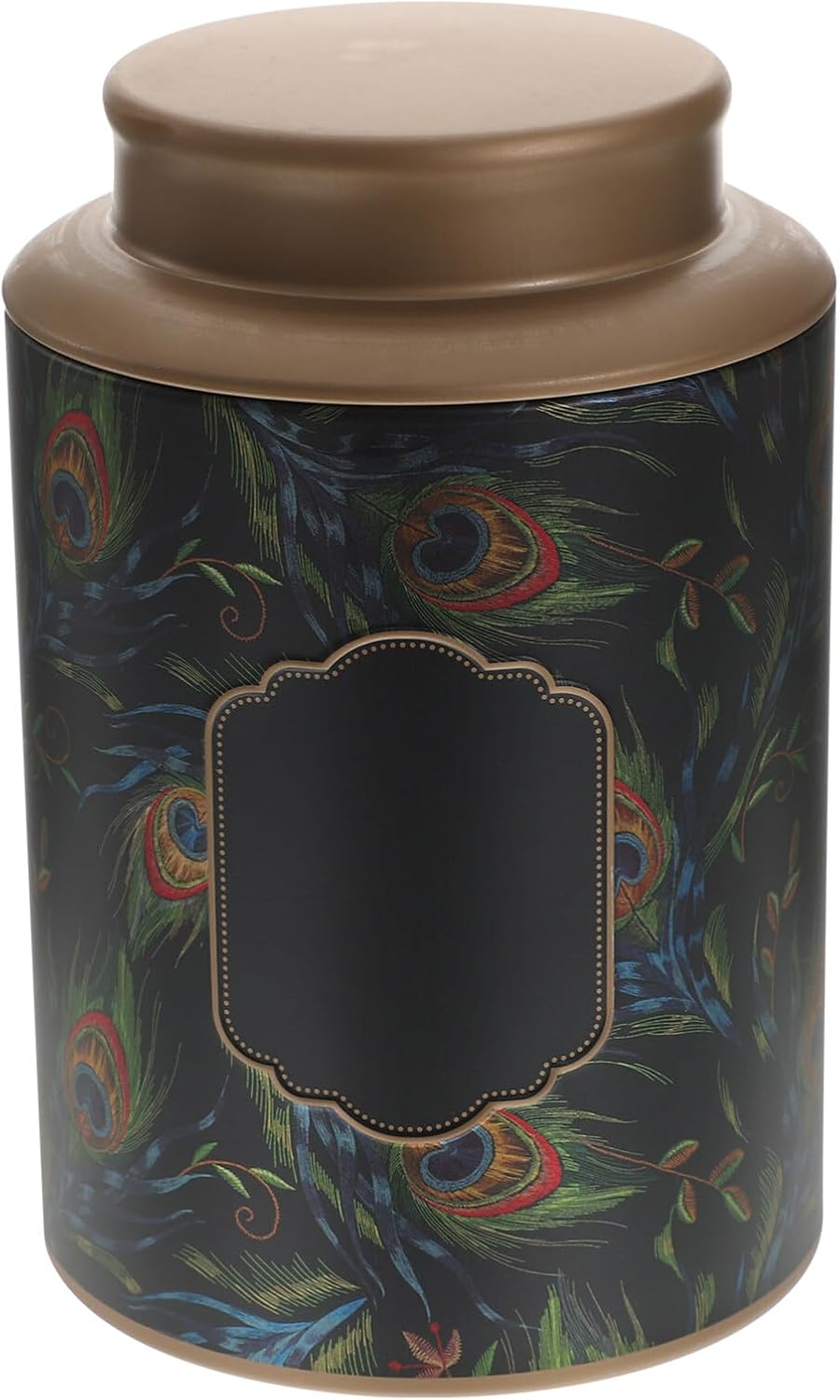 Hemoton Bote de té de metal para té, botes herméticos de metal, estilo chino vintage, hojalata, té, café, azúcar, tarros de almacenamiento de hojas
