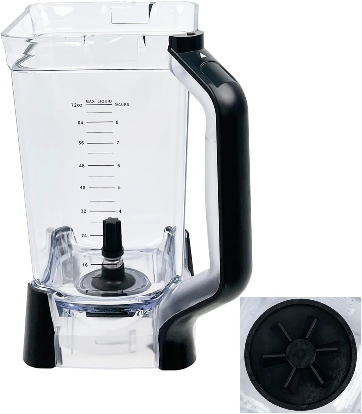 Piezas de licuadora para Ninja 72 oz (9 tazas) XL Pitcher BL610 BL710