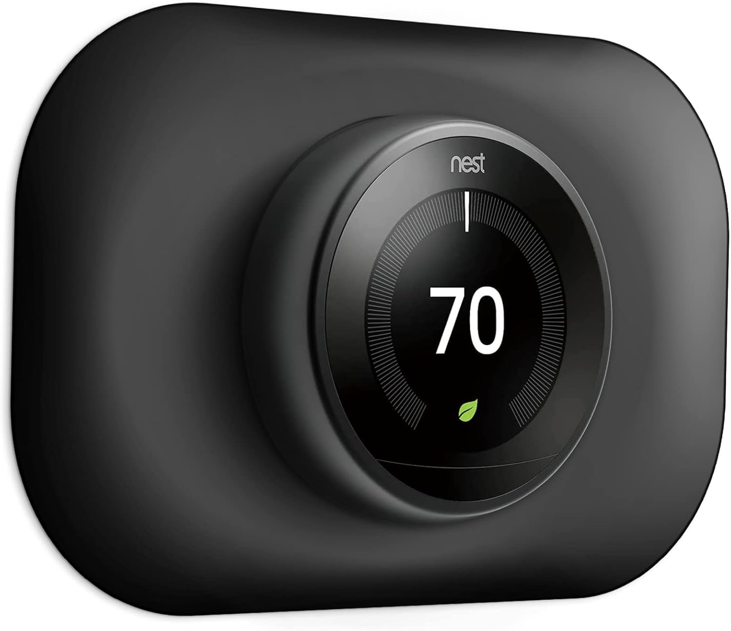 Compatible con termostato Google Nest 123 cubierta de placa de pared, kit de molduras de termostato Petrichor Nest, hecho para termostato Google