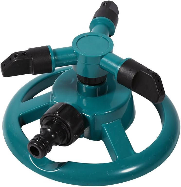 Rociadores para patio,Rociador,Aspersor de agua para césped,Aspersor de riego giratorio de 360 para jardín, sistema de riego de manguera de tubo de