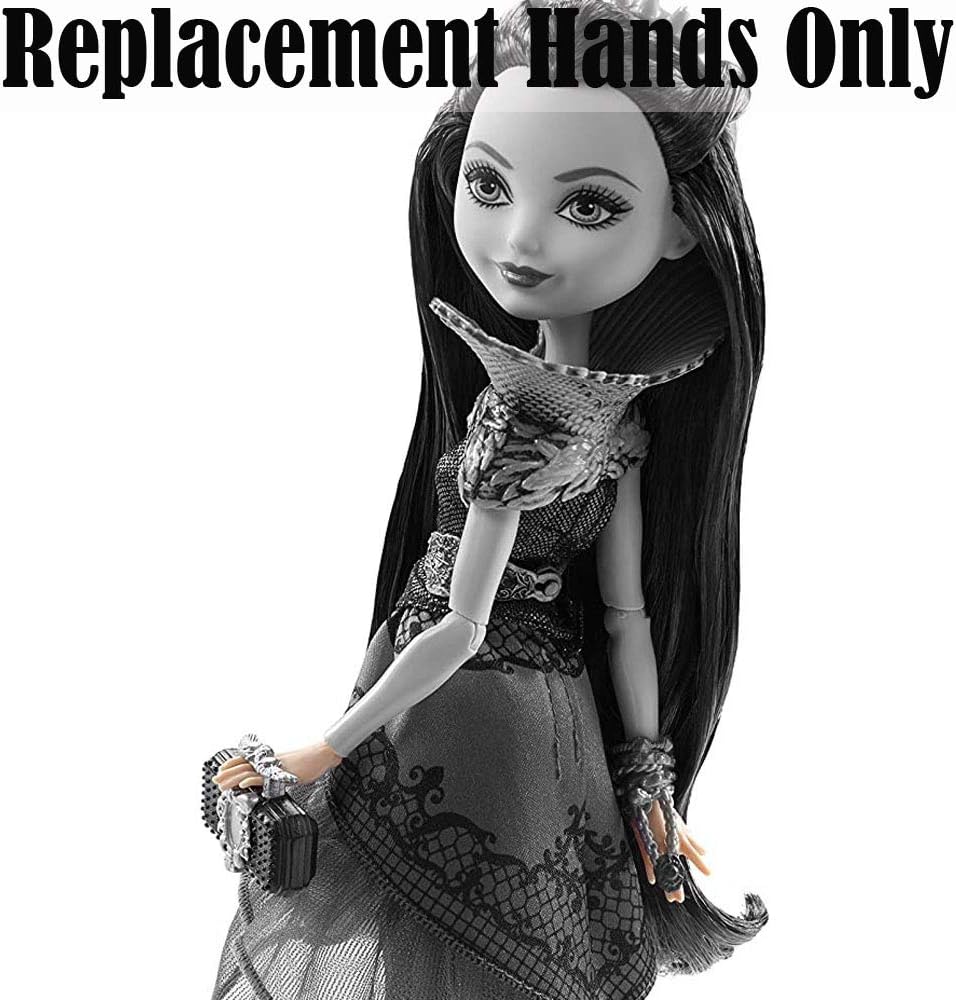 Piezas de repuesto para muñeca Raven Queen – Ever After High Raven Queen Doll BBD42 – Manos de repuesto