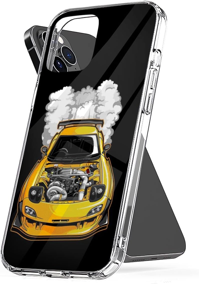 Funda para teléfono Maz-da a prueba de golpes Rx7 protege el agotamiento de TPU accesorios compatibles con iPhone 15 14 Pro Max 13 12 Mini 11 X Xs