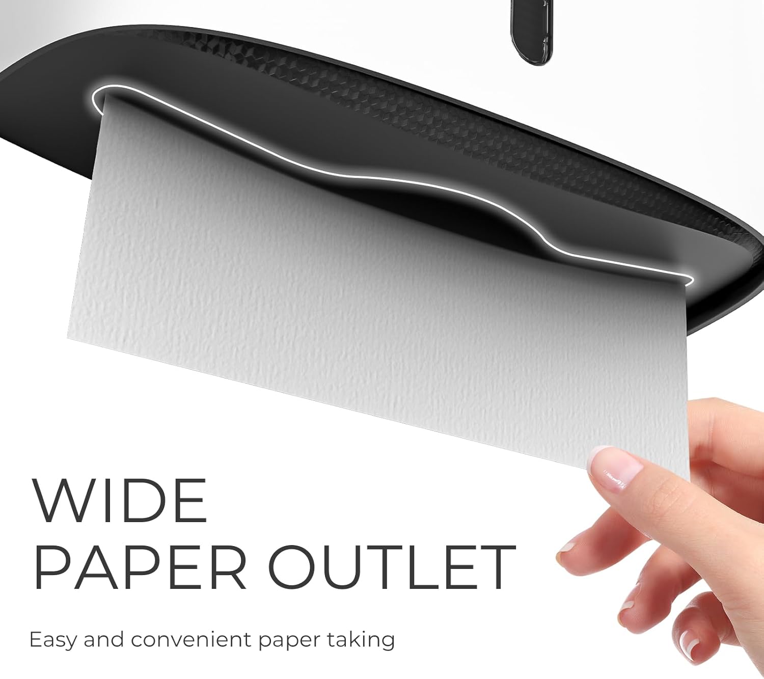 Dispensador de toallas de papel para montaje en pared, adhesivo sin perforación, multipliegue triple cfold comercial dispensador de toalla de mano,