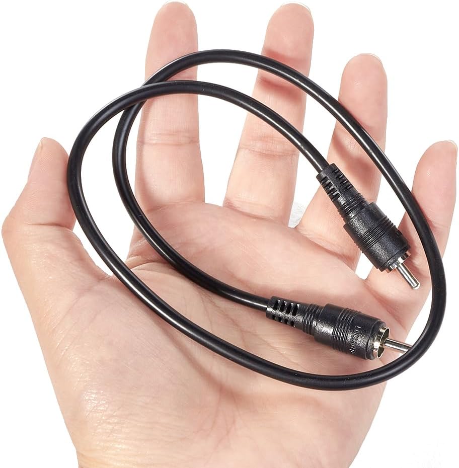 UTSAUTO Cable de alimentación de escudo eléctrico de 21.2 pulgadas, cable de protección facial calentado para casco