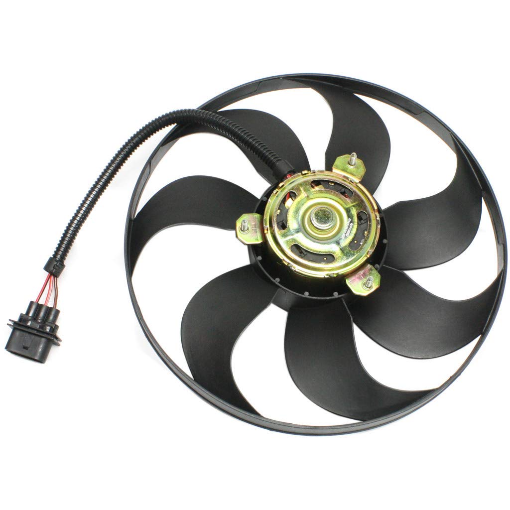 Para ventilador de radiador Volkswagen Beetle 1998-2006 lado del conductor  Ventilador único  VW3117120  6X0959455C