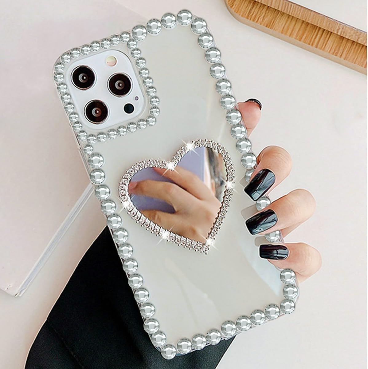 3090 piezas de 4 hojas de calcomanías de diamantes de imitación autoadhesivas de 0.157 pulgadas, gemas de diamantes de imitación para rostro, ojos,