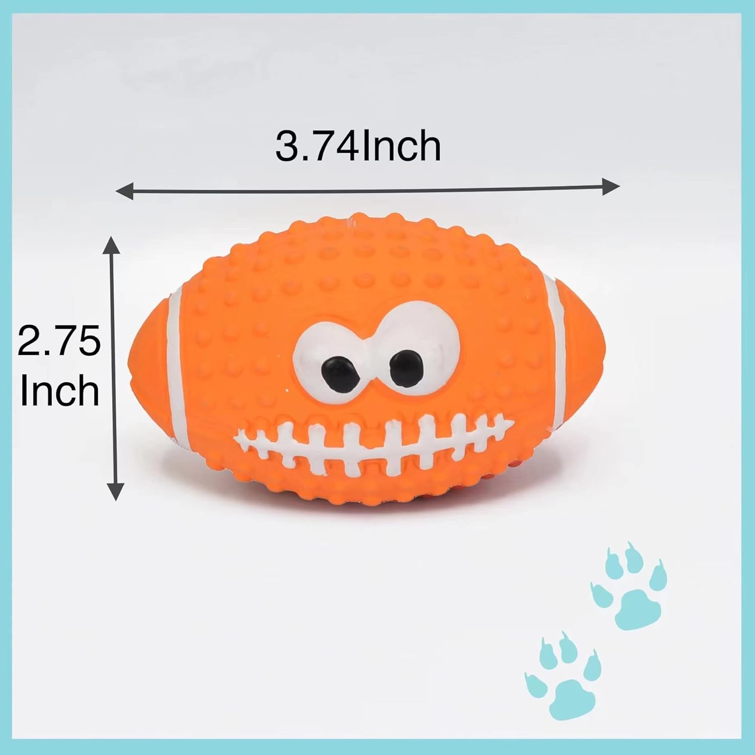 ZHENJIER Juguetes chirriantes para perros, juguete para perros que gruñe gruñidos, pelota de látex para perros pequeños y medianos, bolas