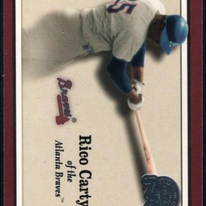 Baseball MLB 2000 Fleer Greats of the Game #80 Rico Carty Braves Baseball MLB 2000 Fleer Greats of the Game #80 Rico Carty Braves