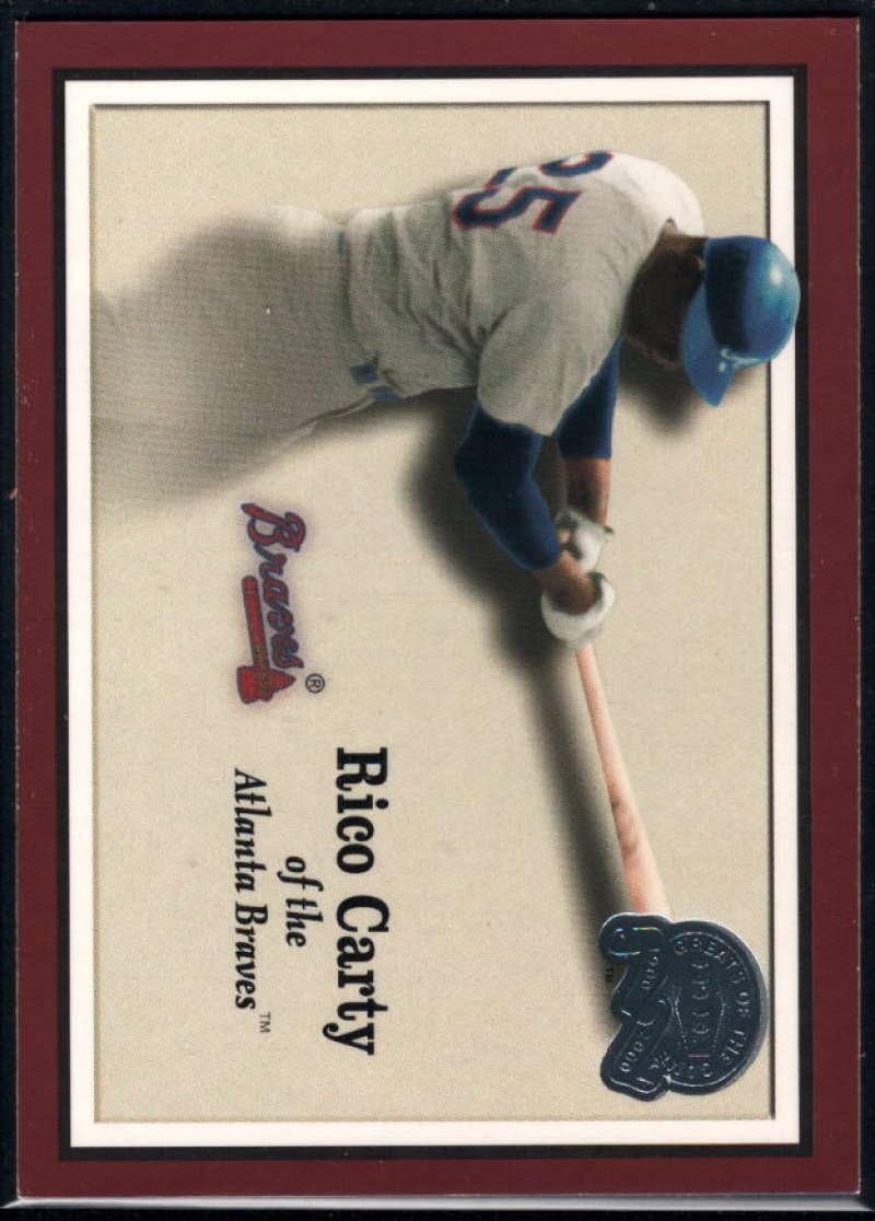 Baseball MLB 2000 Fleer Greats of the Game #80 Rico Carty Braves