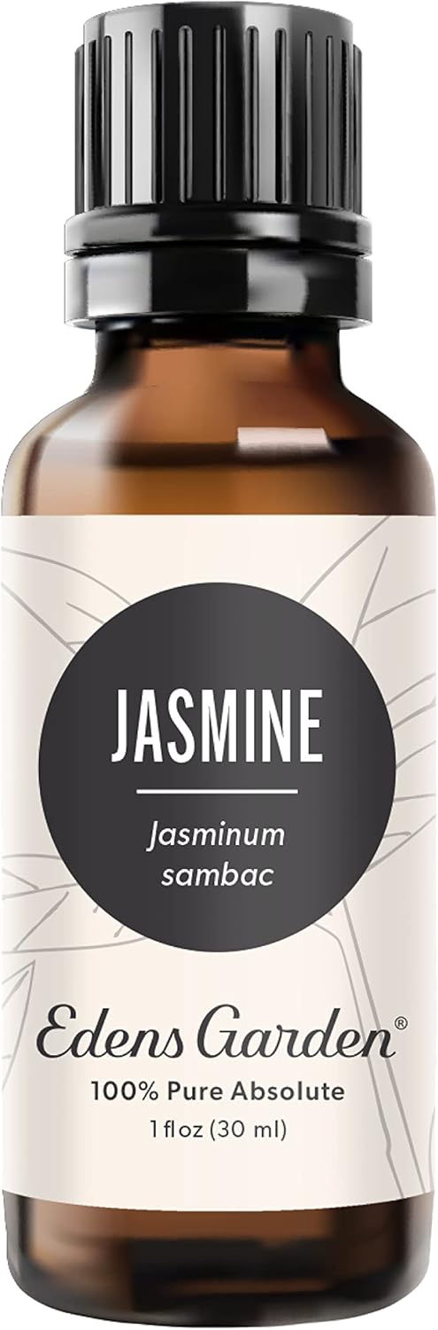 Edens Garden Aceite esencial absoluto de jazmín – Sambac, 100% puro, grado terapéutico (aceite esencial aromático natural sin diluirhomeopático