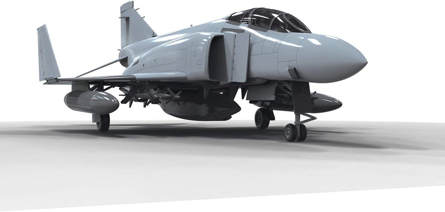 Airfix Mcdonnell Douglas Phantom FGR.2 172 – Kit de modelo de plástico para aviones militares A06017, pequeño