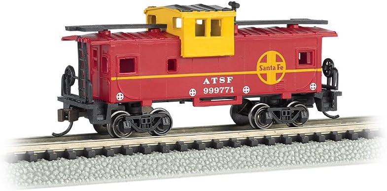 Bachmann Wide Vision N Scale Caboose, rojo prototípico