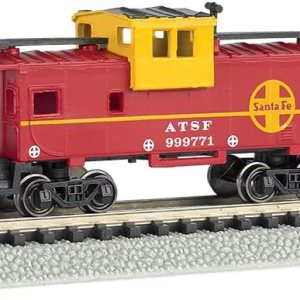 Bachmann Wide Vision N Scale Caboose, rojo prototípico Bachmann Wide Vision N Scale Caboose, rojo prototípico