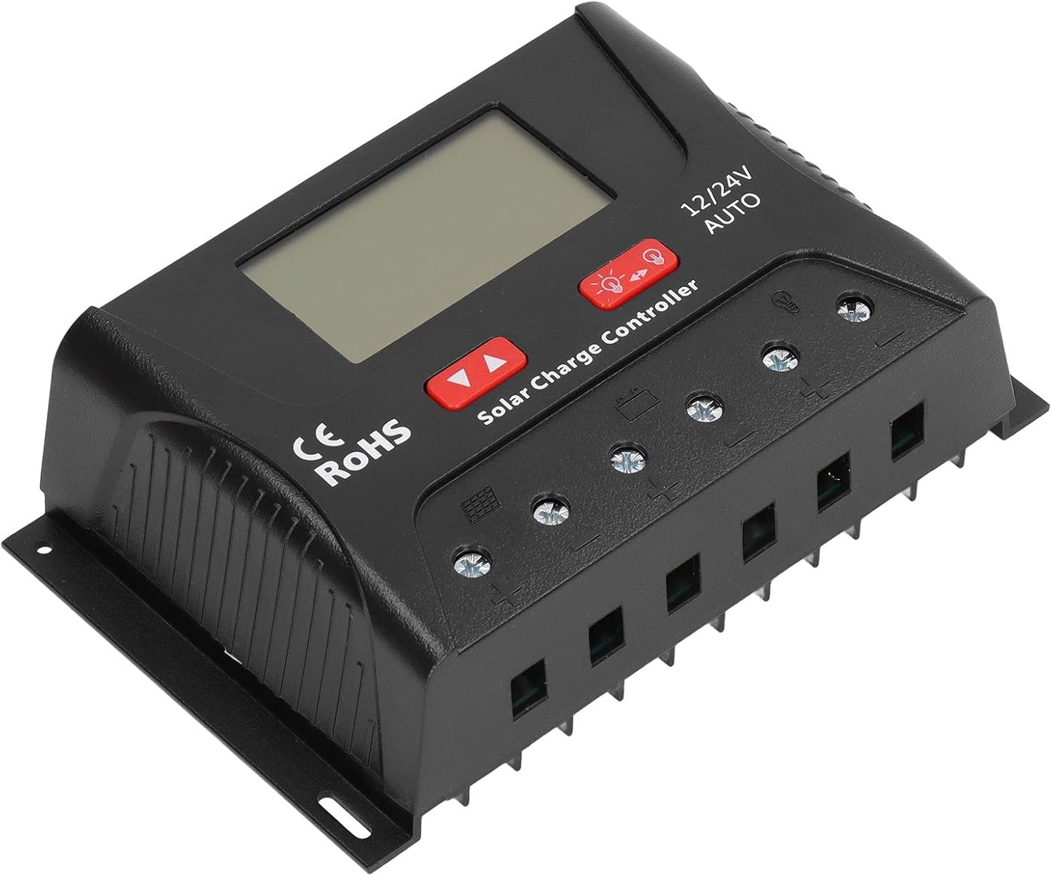 LCD Display Solar Controller, Solar Controller, 40A 3 Stage PWM Solar Charger Controller, 12V24V Solar, Renewable Energy Controllers