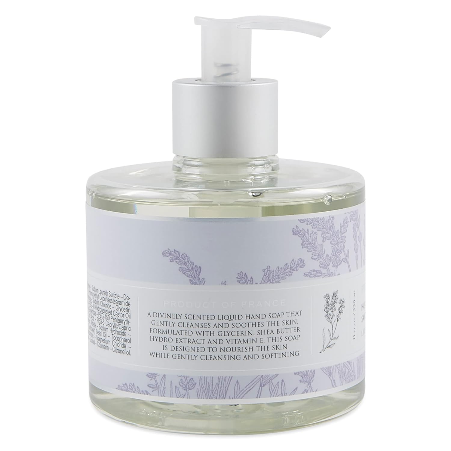Pre de Provence Collection Liquid Hand Soap, Sooths & Softens while Cleansing, Enriched with Shea Butter, Vitamin E & Glycerin, Soft & Soothing, 11