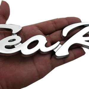 1 emblema de Sea Ray Searay Script, letras 3D, logotipo de barco, calcomanía autoadhesiva, tamaño genuino (cromado) 1 emblema de Sea Ray Searay Script, letras 3D, logotipo de barco, calcomanía autoadhesiva, tamaño genuino (cromado)