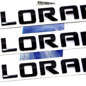 3X OEM Negro Colorado Placa de identificación Emblema Aleación Letra Insignia para Brillante 3X OEM Negro Colorado Placa de identificación Emblema Aleación Letra Insignia para Brillante