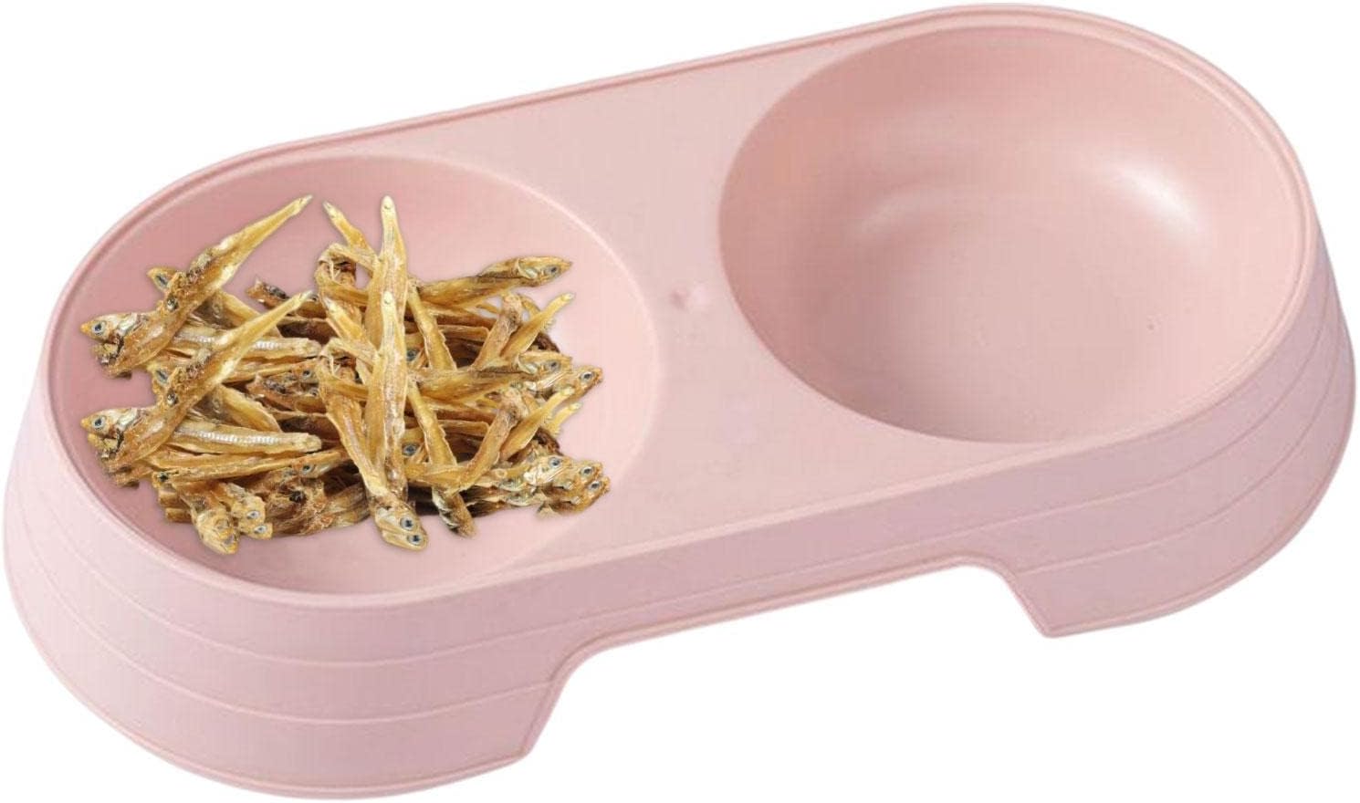 Kumprohu Cuencos de comida para perros  Cuenco doble elevado para gatos, juego de cuencos de comida y agua para cachorros, cuencos para mascotas