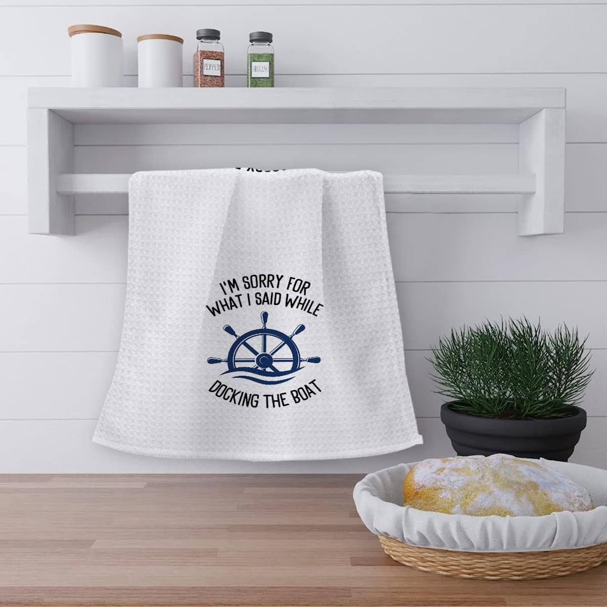 OHSUL Nautical I Am Sorry for What I Said While Docking The Boat – Toallas de cocina altamente absorbentes, paños de cocina, trapos de cocina,