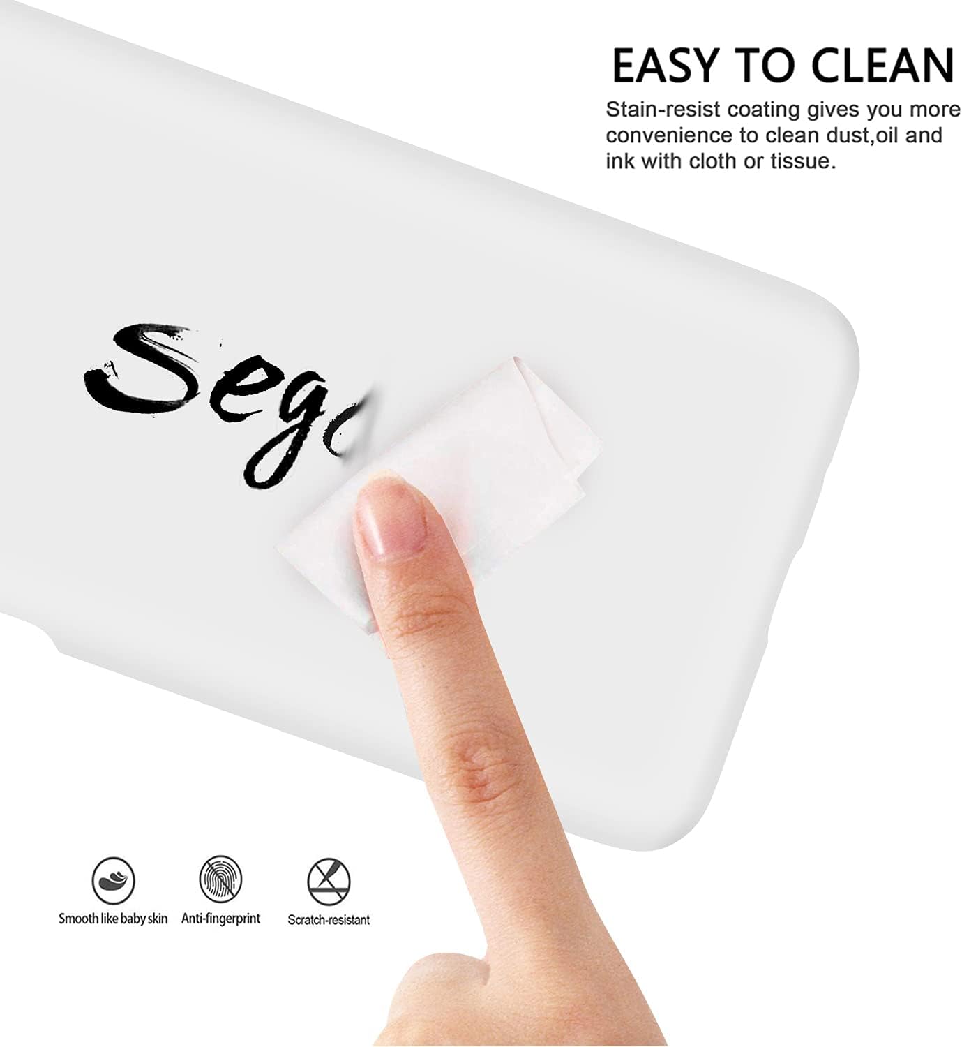 E Segoi Moto G Power 2021 – Funda de goma de gel de silicona líquida a prueba de golpes, cojín de forro de tela de microfibra suave compatible con