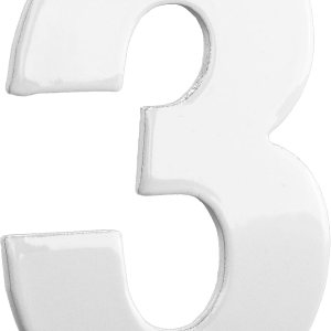 Montague Metal Products HHN-10-W-3 Placa de aluminio para exteriores de 10 pulgadas, mediana, números de casa blanca Montague Metal Products HHN-10-W-3 Placa de aluminio para exteriores de 10 pulgadas, mediana, números de casa blanca