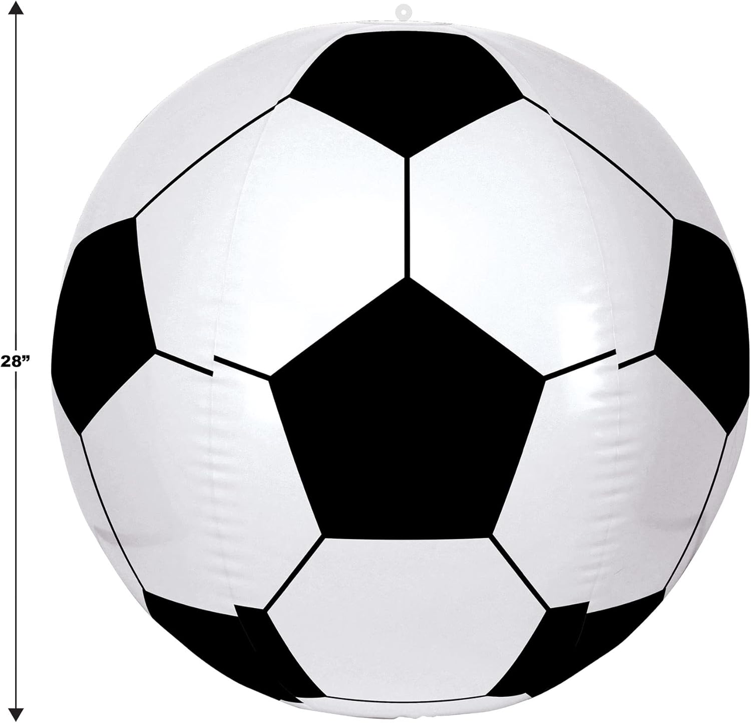 Beistle Decoraciones inflables gigantes del partido del balón de fútbol de 28″ para la celebración del cumpleaños del tema de los deportes,