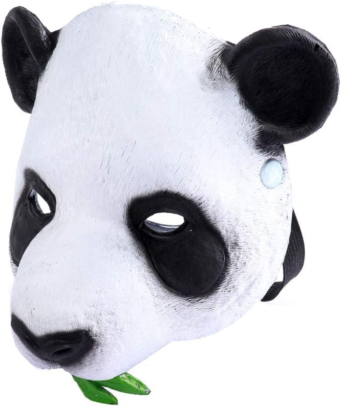 Aiffort 1 máscara de animal de Halloween, máscara de panda, linda máscara de panda para Halloween, fiesta de disfraces, accesorios de cosplay