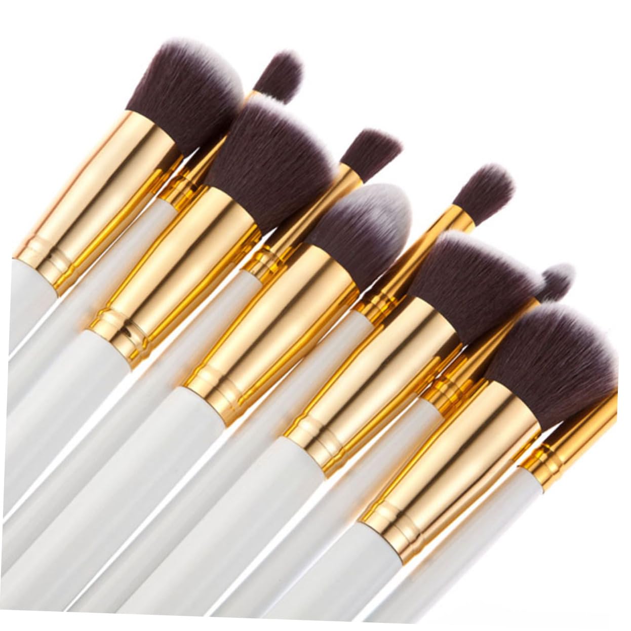 10 unids set t herramienta brochas para maquillaje traje maquillaje pinceles maquillaje herramientas cosméticos pinceles platino