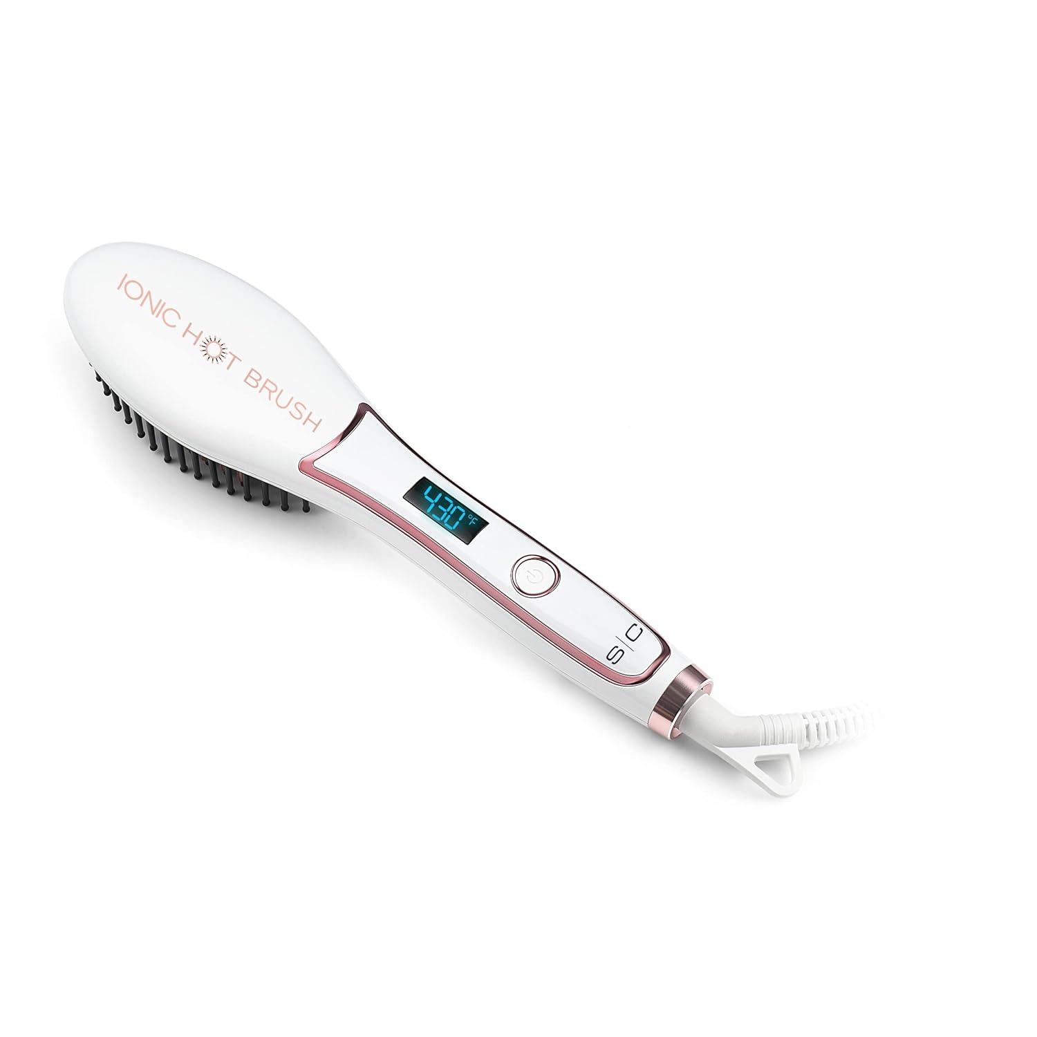 StyleCraft Cepillo caliente iónico con cerdas de tacto fresco para alisar el cabello