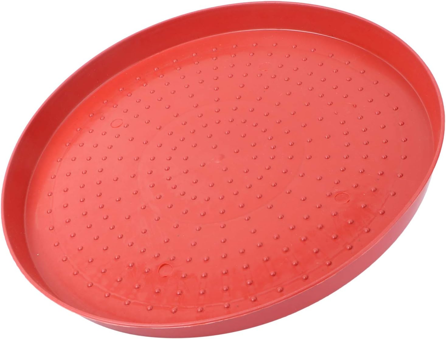 Happyyami Alimentador de aves de corral Bandeja de alimentación de alimentos Bebedor de agua Placas de alimentación Contenedor para Pollo Ganso