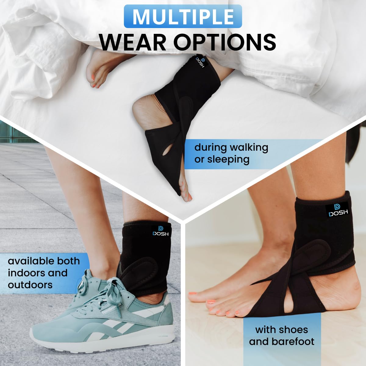 Dosh AFO – Soporte para caída de pie – Soportes para pies – Soporte para caída de pie para caminar – Soporte AFO – Soporte de pie para caminar –