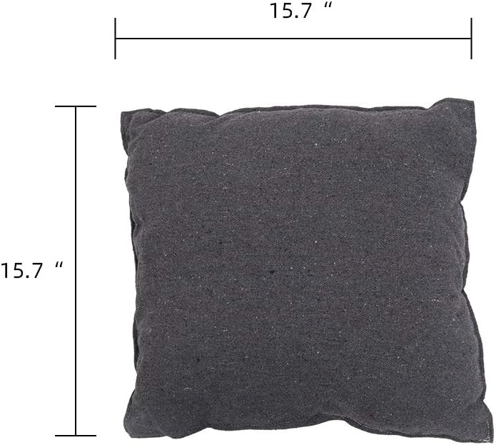 Silla hamaca colgante de cuerda con 2 cojines, silla columpio grande de macramé, tejido de algodón para mayor comodidad y durabilidad