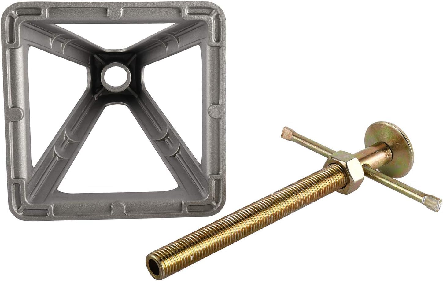 Yaegoo Paquete de 2 gatos estabilizadores para caravana, gatos estabilizadores de aluminio, bloques de nivelación para remolque, cámper, autocaravana