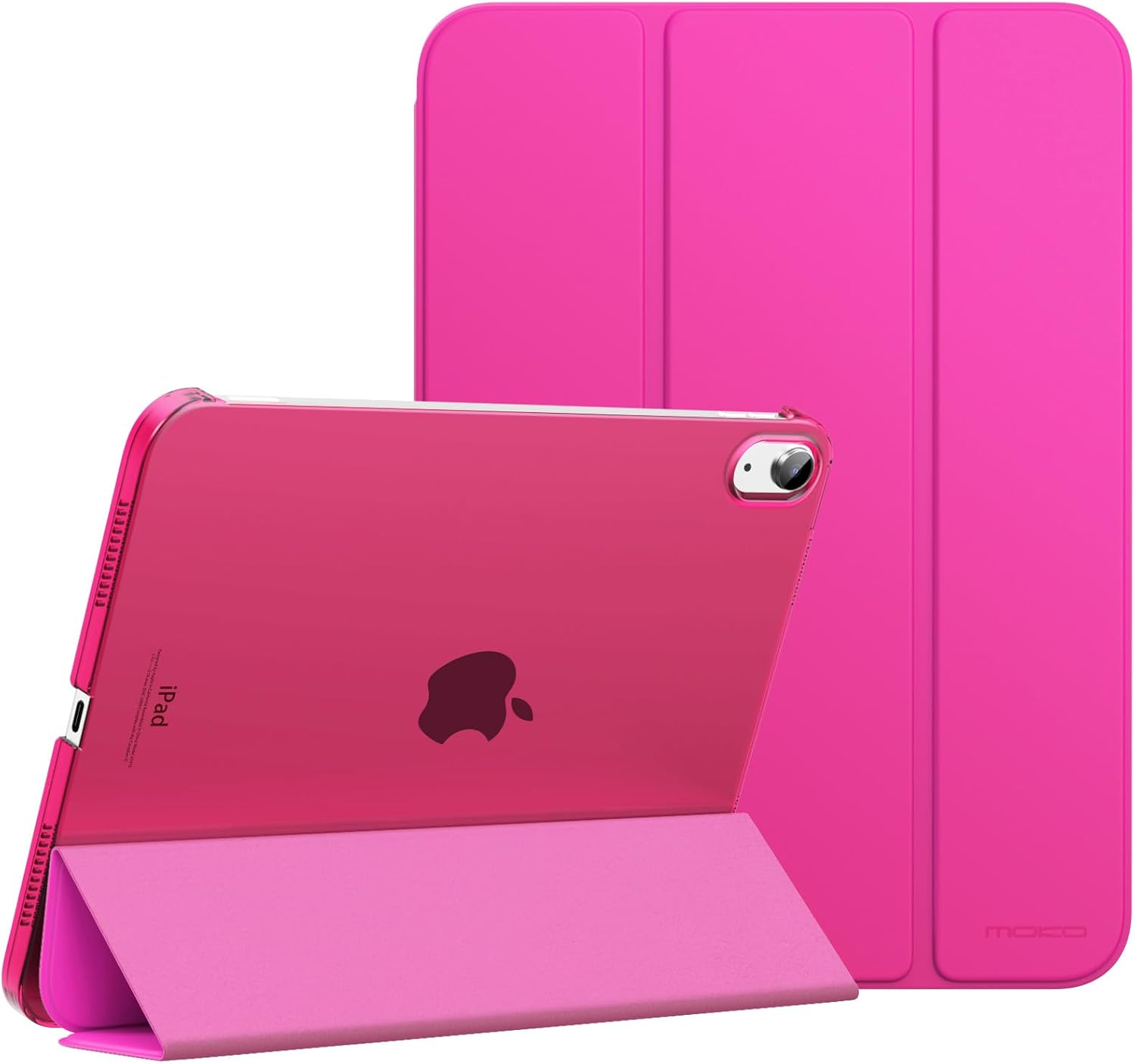 MoKo Funda para iPad de 10. generación 2022, delgada, rígida, de policarbonato translúcido, carcasa trasera para iPad de 10 generación de 10.9