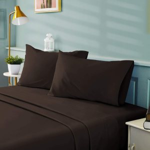 Juego de sábanas de 4 piezas, 100% algodón, para mayor suavidad y comodidad de 800 TC 4 vías de ajuste elástico, 21 pulgadas, DP transpirable, Juego de sábanas de 4 piezas, 100% algodón, para mayor suavidad y comodidad de 800 TC 4 vías de ajuste elástico, 21 pulgadas, DP transpirable,