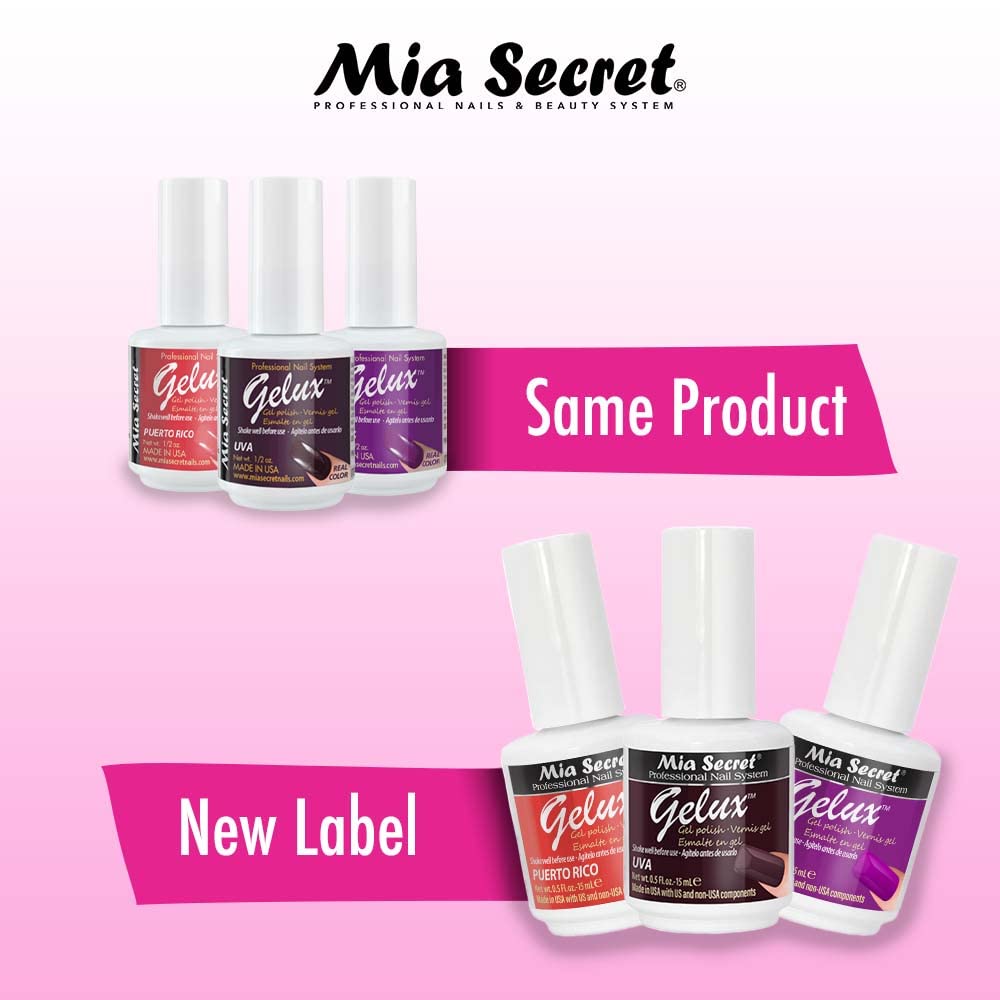 Mia Secret Gelux Esmalte de uñas de 0.5 onzas UV GEL-SOAK OFF  NEW Shades 2017 U Pick (naranja neón)